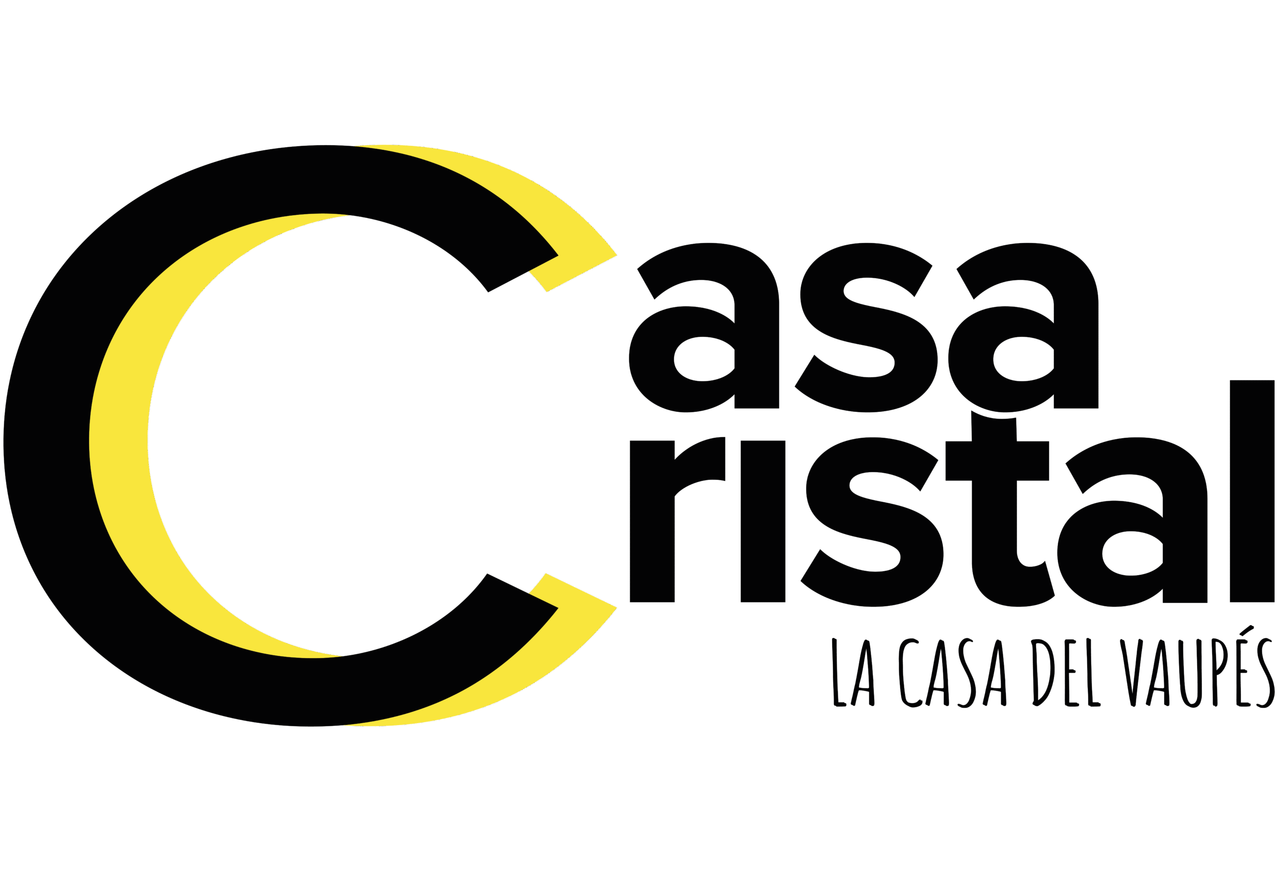 Logo de Casa Cristal. La casa del Vaupés
